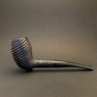 carve rusticated cutty briar tobacco smoking pipe