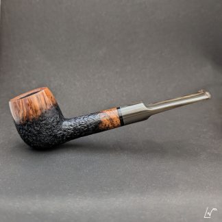 Buy experimental fade rusticated billiard tobacco smoking pipe