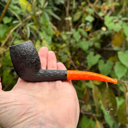 Buy rusticated cutty shape tobacco smoking pipe handmade in England